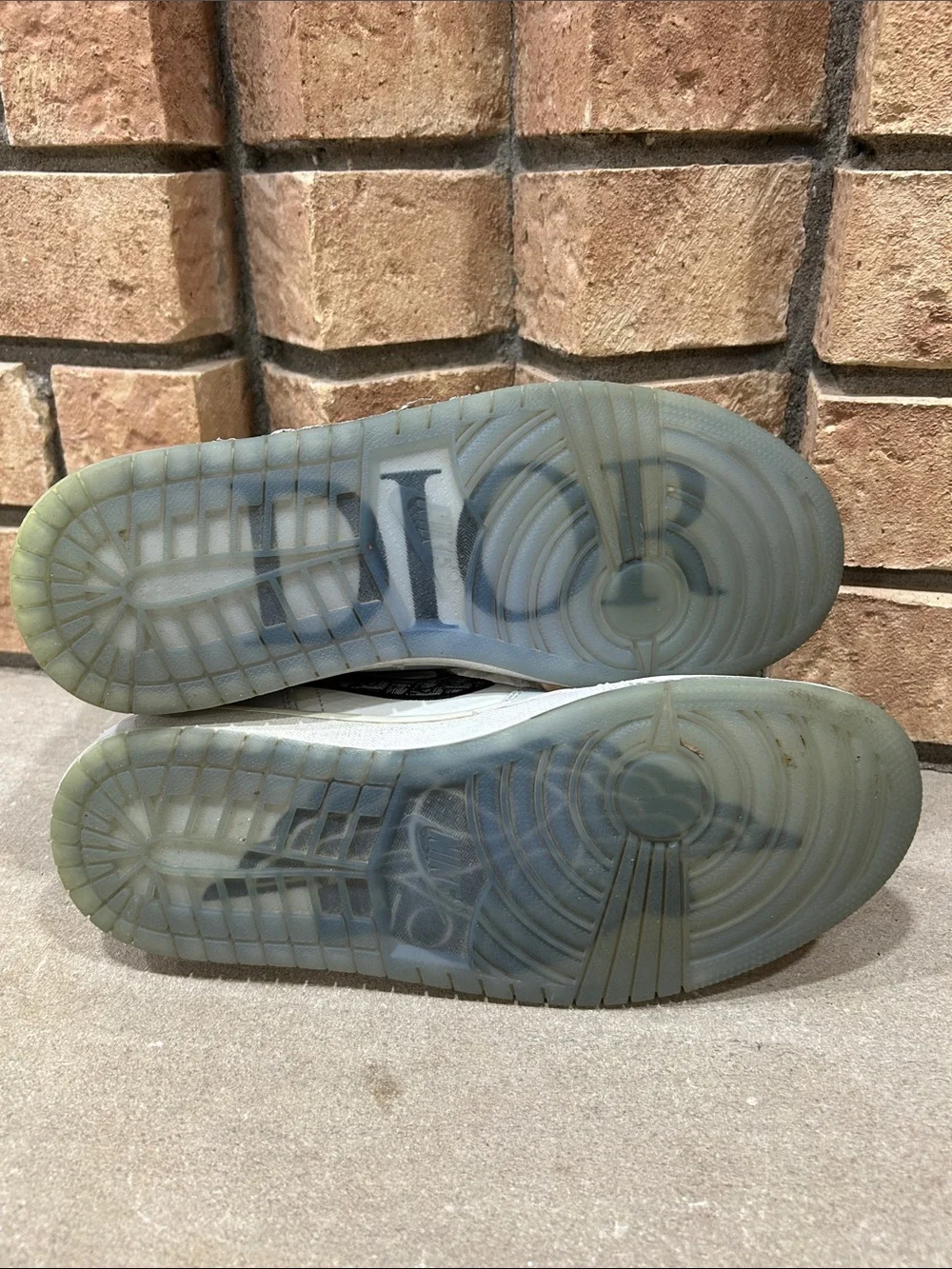 Nike Air Jordan 1 x Dior “ Air Dior “ 555088-029 High Gray 2020 Men's Size 9.5